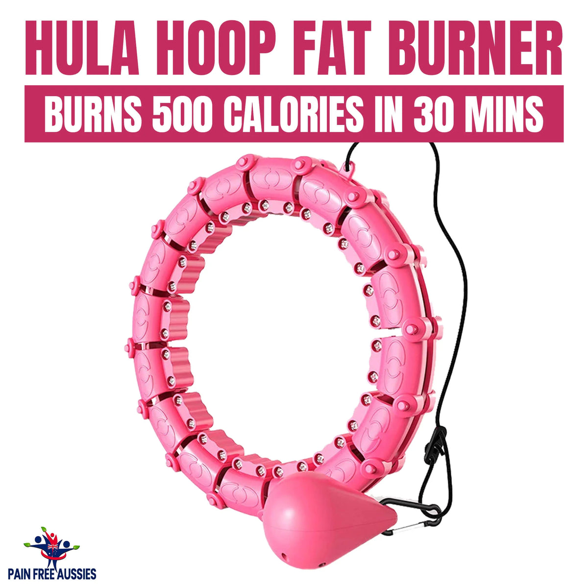 Hula Hoop | Viktad Träningsring med Justerbar Design för Effektiv Kaloriförbränning 6