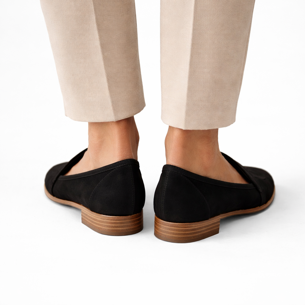 Sophie | Elegant Mjuk Mocka Loafers För Kvinnor 5