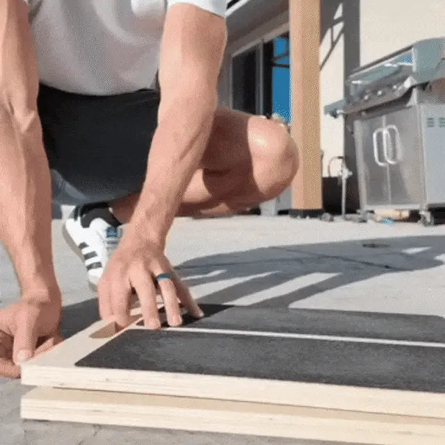 FlexoraCare I Justerbar Lutningsbräda i Trä med 5 Lutningsgrader I Effektiv Stretching för Återhämtning