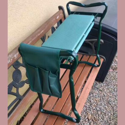 FlexoraCare I Trädgårdspall med knäkudde – hopfällbar