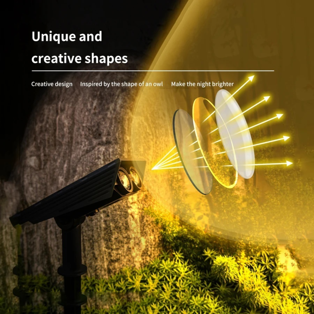 FlexSol | Solar-Powered Outdoor Spotlight | Adjustable Lighting for the Garden