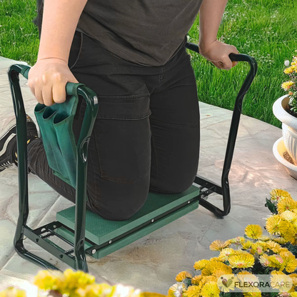 Trädgårdspall med knäskydd - Hopfällbar