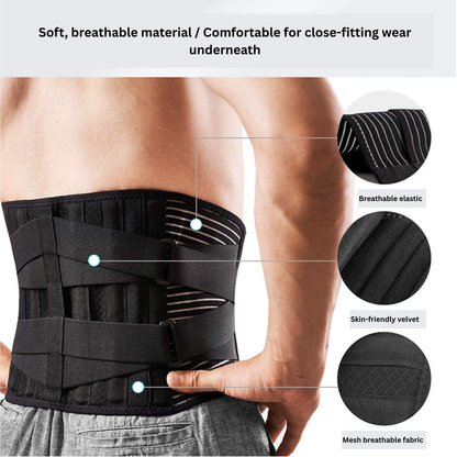 FlexoraCare | Adjustable Ergonomic Back Support Belt