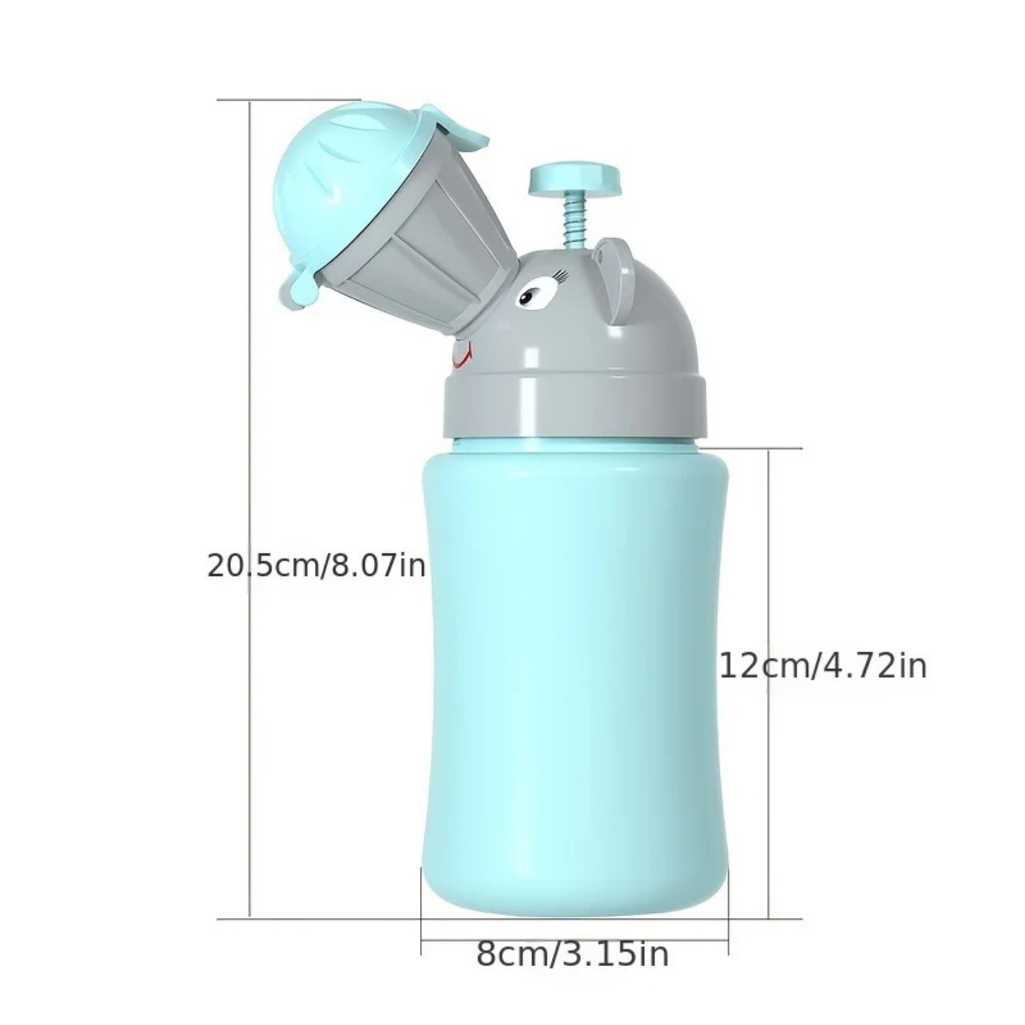 Flexoracare I BabyFlex Bärbar Potta för Barn med Anti-läckage Design | Hygienisk och Lätt för Resor