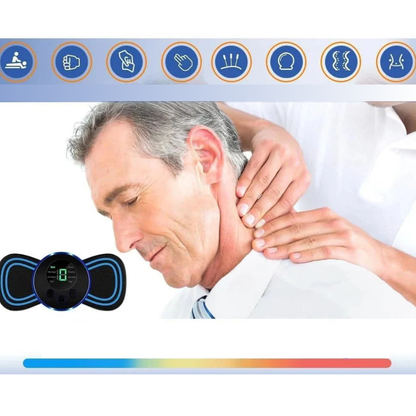FlexoraCare I Trådlös TENS-apparat – smärtlindring med 8 lägen och 19 intensitetsnivåer