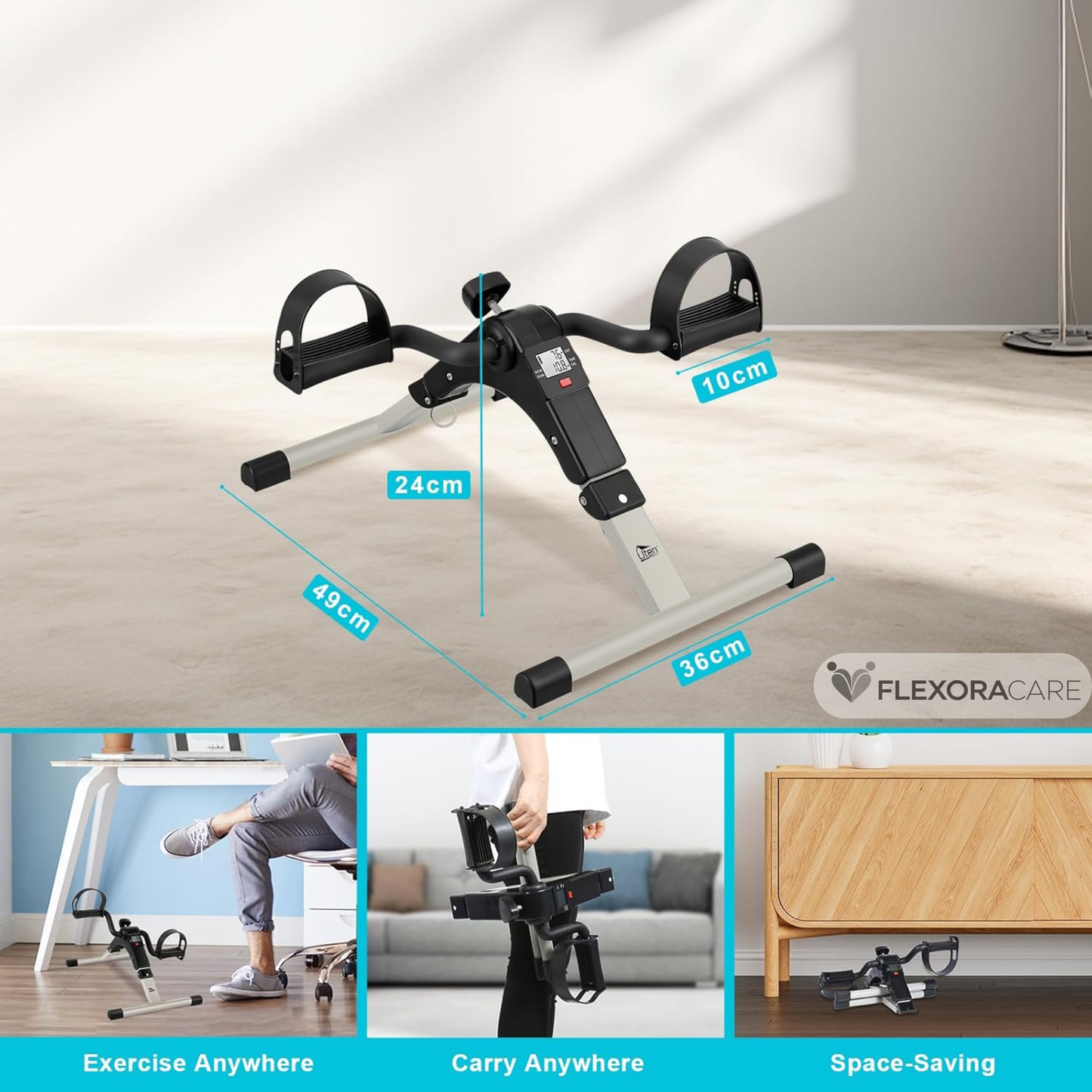 Bärbar digital pedaltränare