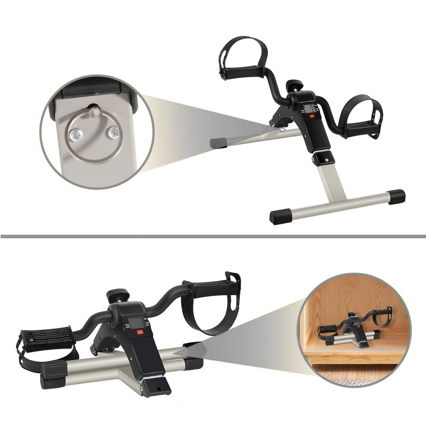 FlexoraCare I FlexTrain bärbar digital pedaltränare