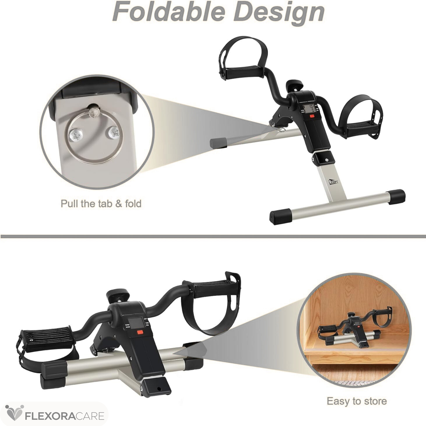 Bärbar digital pedaltränare