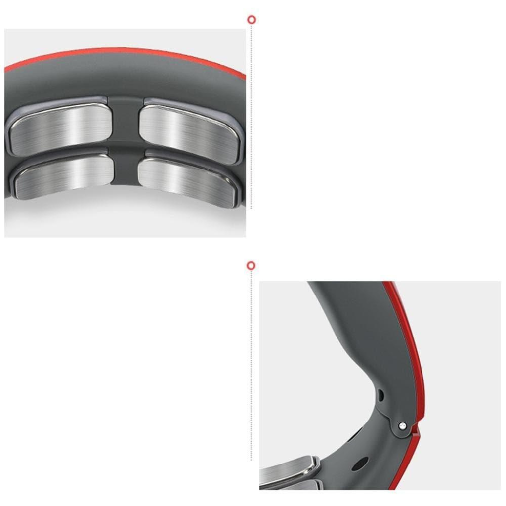 FlexoraCare I FlexSmart elektrisk nackmassager med 4 massagehuvuden och värme Trådlös lindring av smärta och spänningar