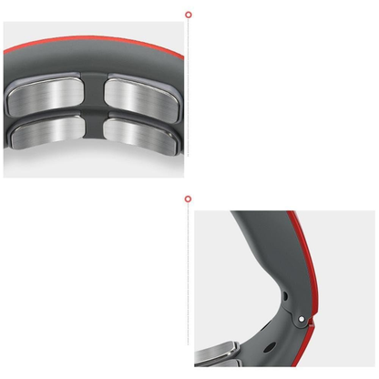 FlexoraCare I FlexSmart elektrisk nackmassager med 4 massagehuvuden och värme Trådlös lindring av smärta och spänningar