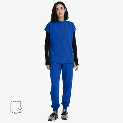 Avant Scrub Set | Oversized Scrub Top & Slim Fit Pants with Adjustable Waist | Comfortable Design for Healthcare Professionals 6