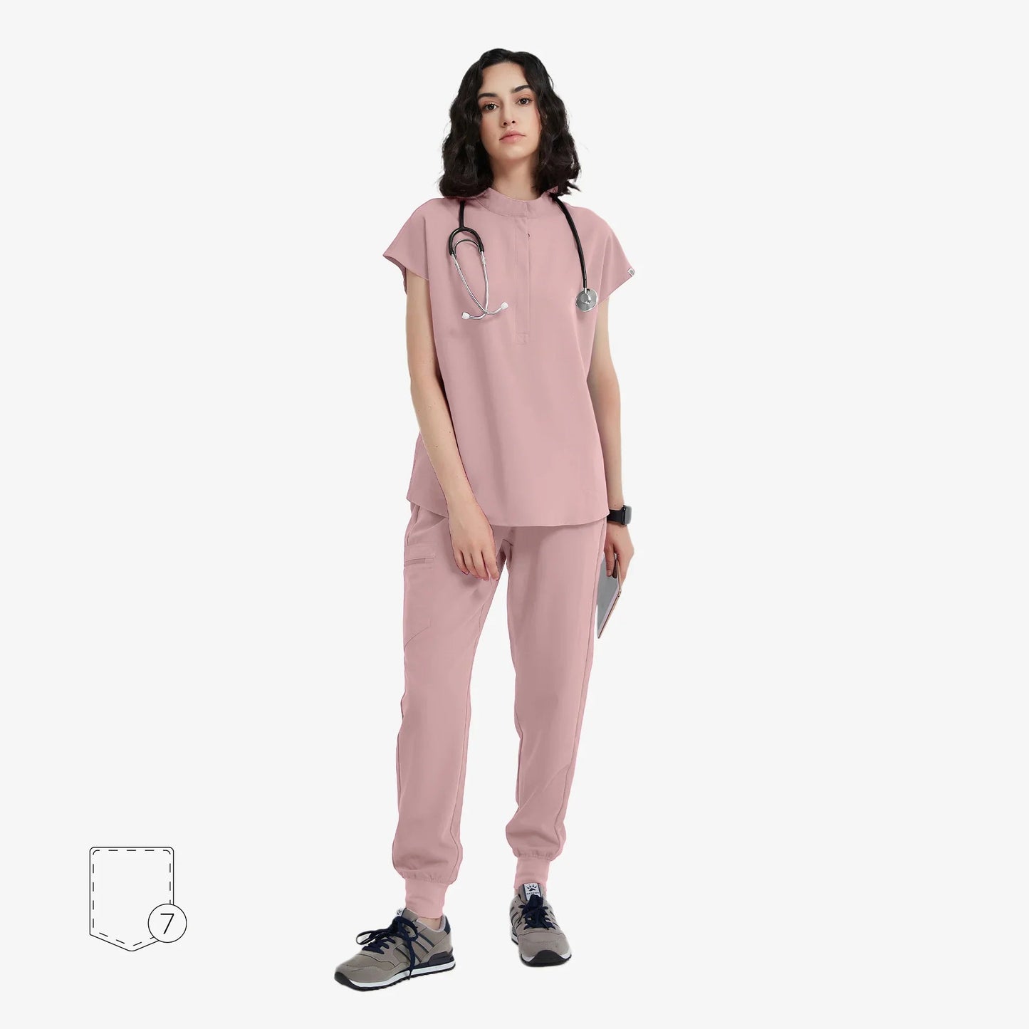 Avant | Arbetskläder Oversized Scrub Set med Dolda Dragkedjor | Bekväm och Praktisk Design för Maximal Komfort 1