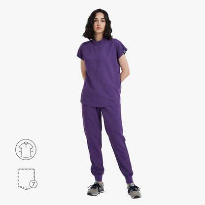 Avant | Arbetskläder Oversized Scrub Set med Dolda Dragkedjor | Bekväm och Praktisk Design för Maximal Komfort 10