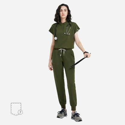 Avant | Arbetskläder Oversized Scrub Set med Dolda Dragkedjor | Bekväm och Praktisk Design för Maximal Komfort 14