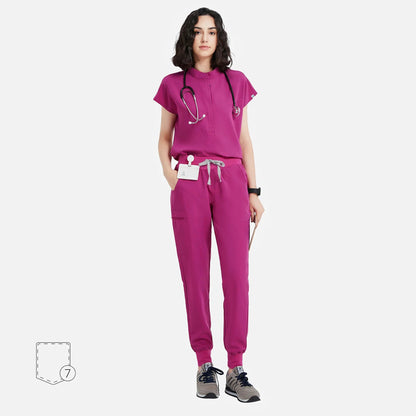 Avant | Arbetskläder Oversized Scrub Set med Dolda Dragkedjor | Bekväm och Praktisk Design för Maximal Komfort 15