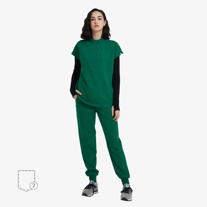 Avant | Arbetskläder Oversized Scrub Set med Dolda Dragkedjor | Bekväm och Praktisk Design för Maximal Komfort 16
