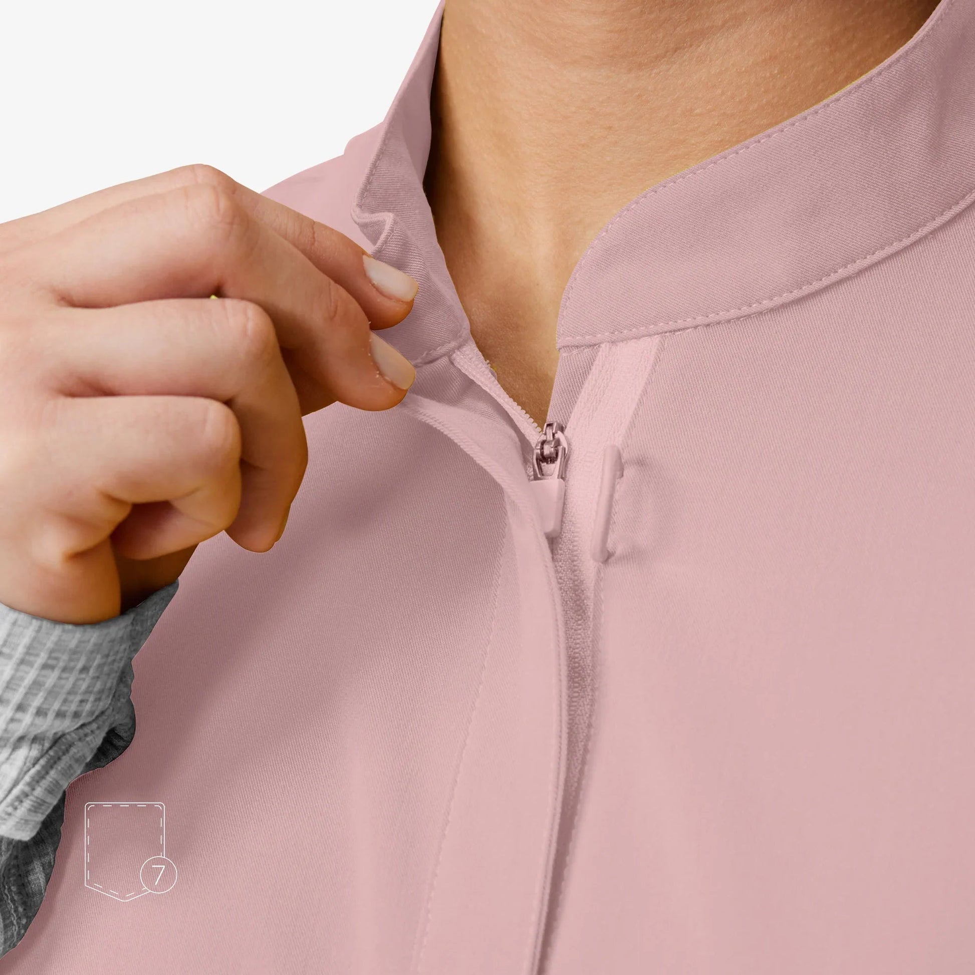Avant | Arbetskläder Oversized Scrub Set med Dolda Dragkedjor | Bekväm och Praktisk Design för Maximal Komfort 3