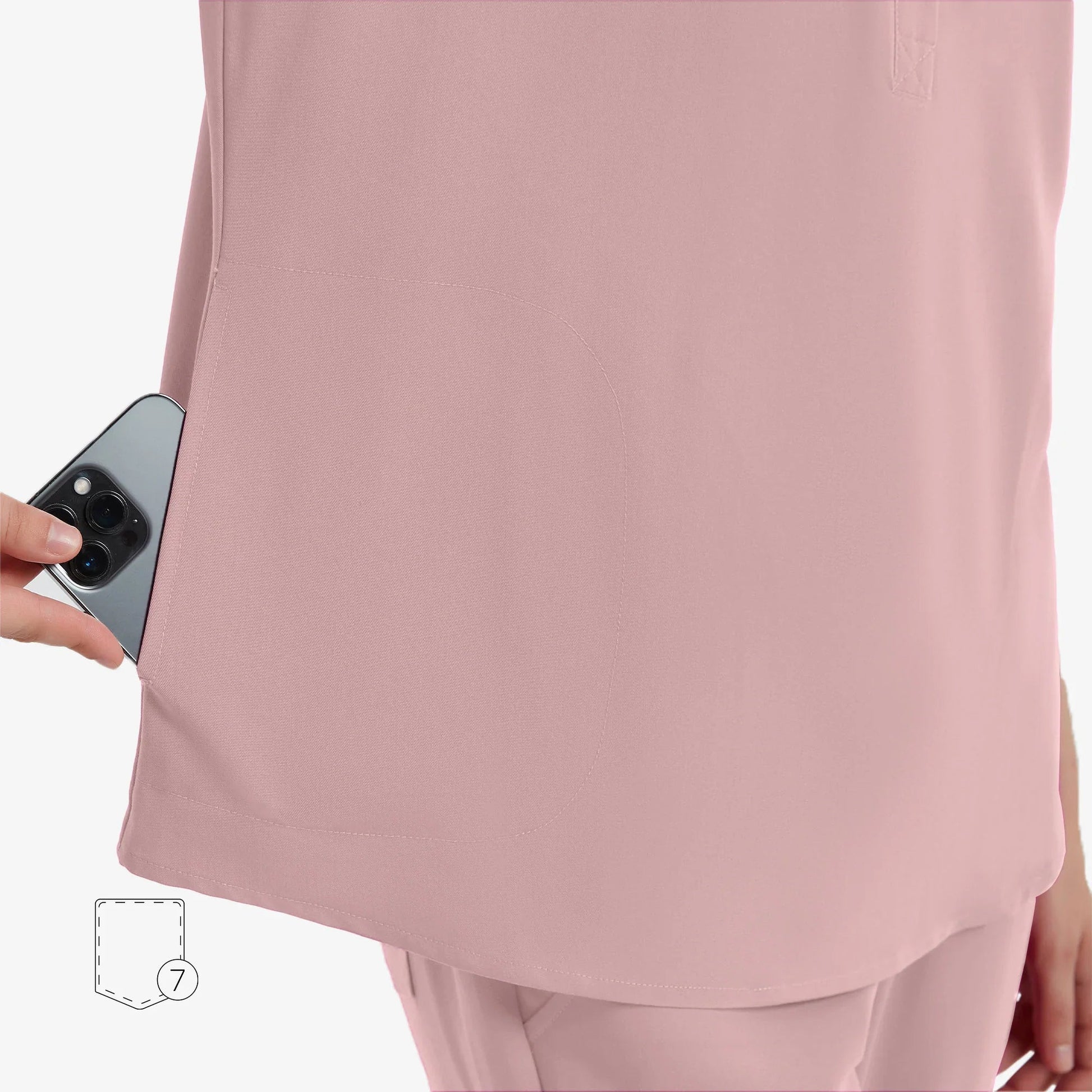 Avant | Arbetskläder Oversized Scrub Set med Dolda Dragkedjor | Bekväm och Praktisk Design för Maximal Komfort 4