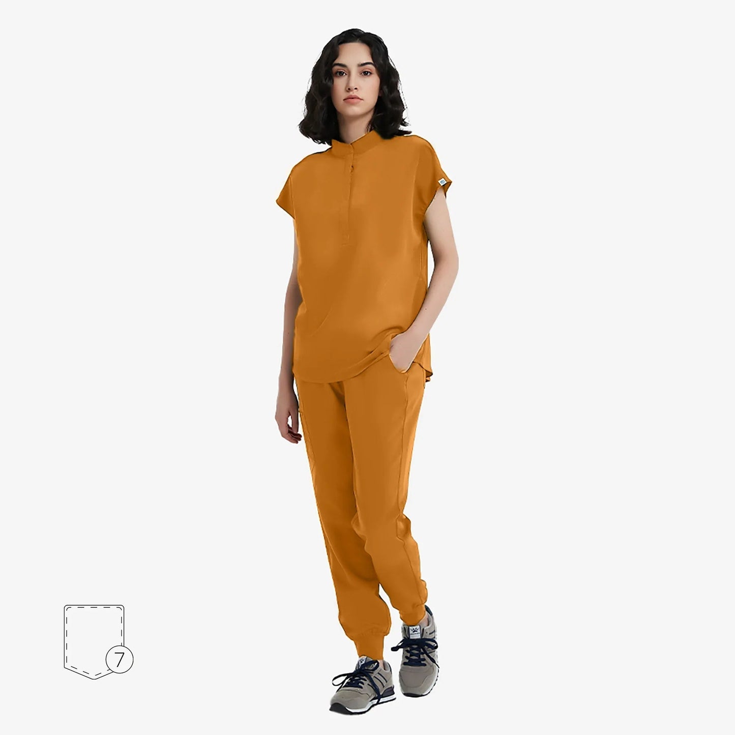 Avant | Arbetskläder Oversized Scrub Set med Dolda Dragkedjor | Bekväm och Praktisk Design för Maximal Komfort 9