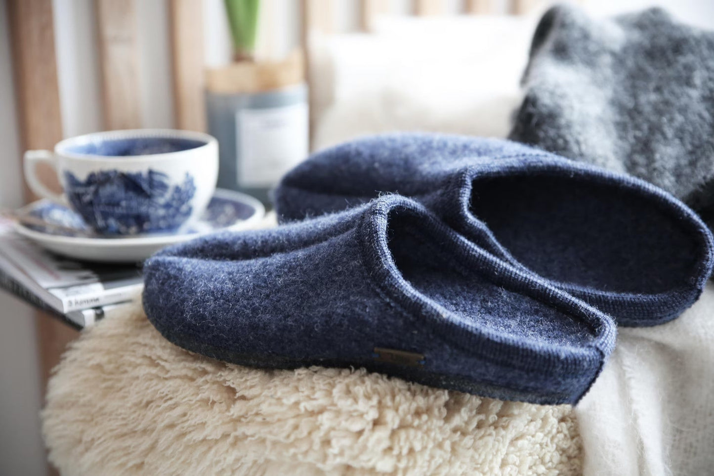 Ethan | Elegant Comfortable Wool Slippers 3