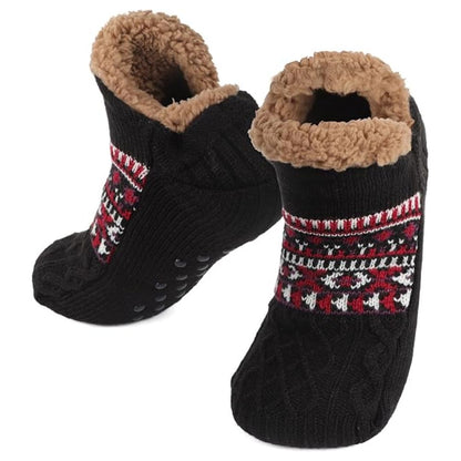 Fleecefodrade Vinterstrumpor med Halkskydd Ð Extra Värme och Säkerhet 4