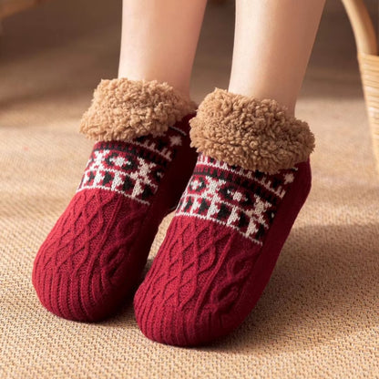 Fleecefodrade Vinterstrumpor med Halkskydd Ð Extra Värme och Säkerhet 8