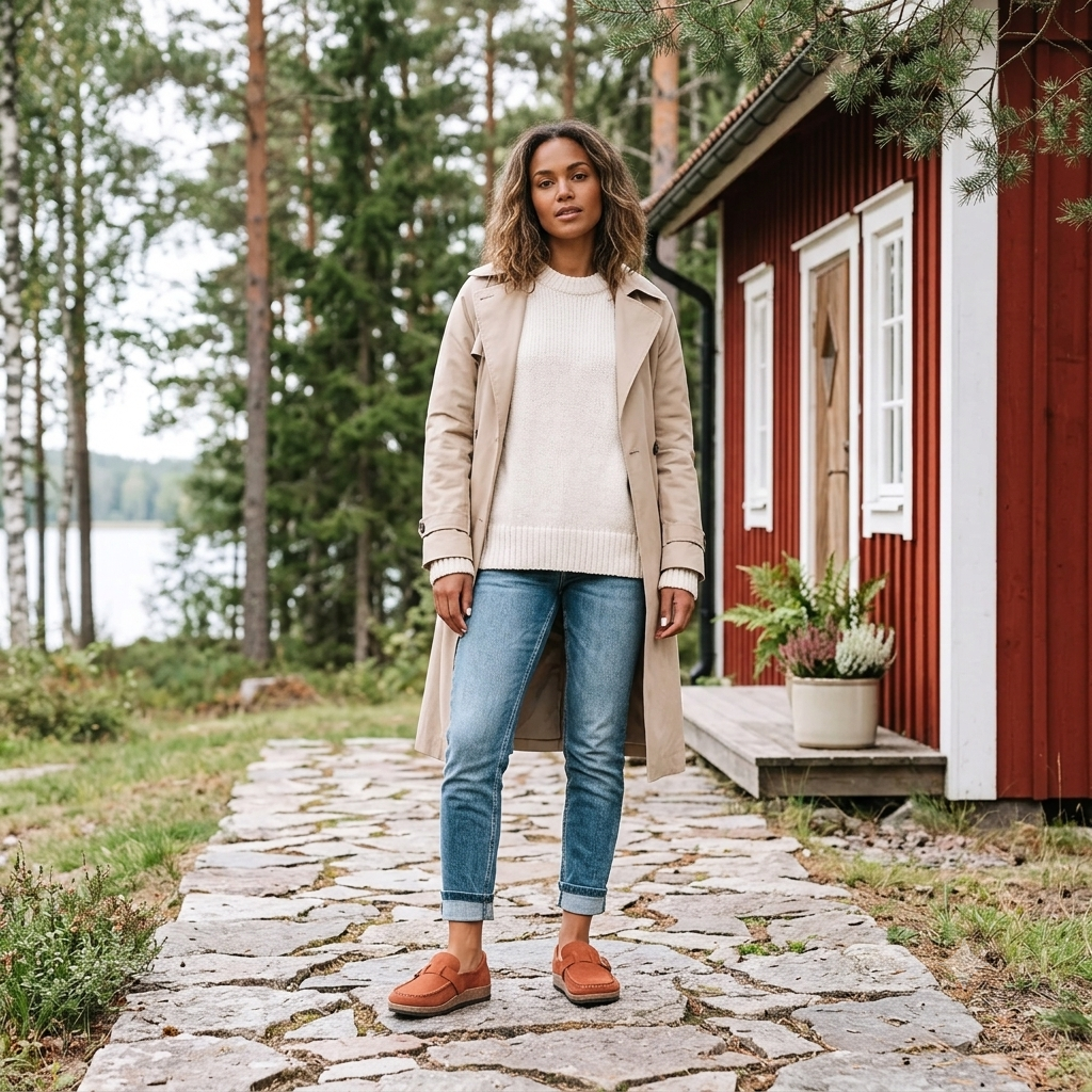 FlexoraCare mockaloafers i fem olika färger – ergonomiska damskor med justerbara spännen för perfekt passform.