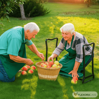 Trädgårdspall med knäskydd - Hopfällbar