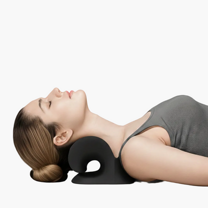 FlexoraCare I Komfortens | Nacksträckare med Ergonomisk Design & Justerbar Sträckning I Lindring av Nackspänningar för Hemmet