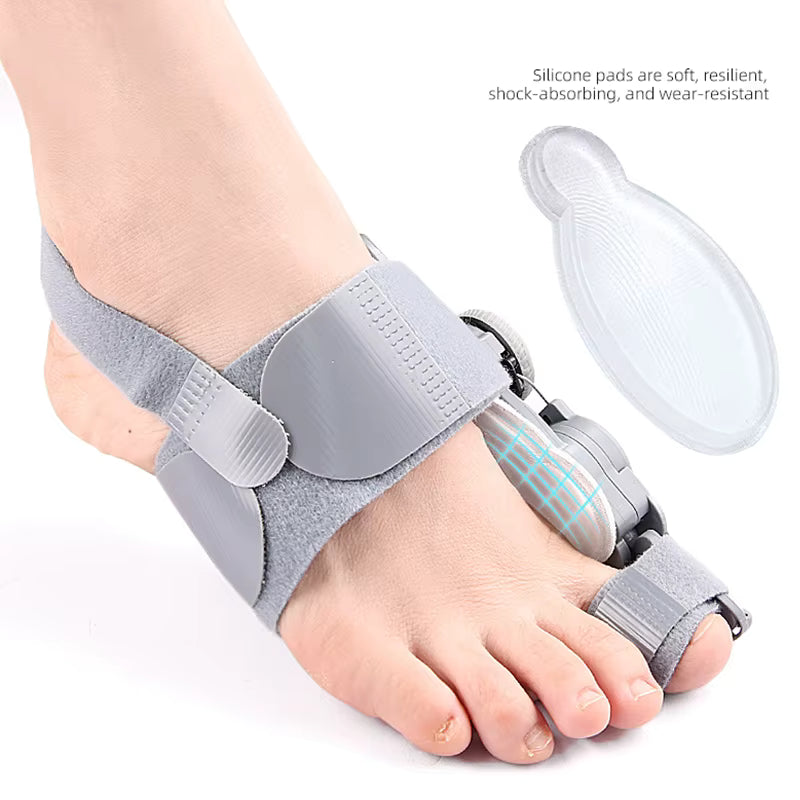 Hallux Valgus Tandställning | Roterbar Tåseparator & Justerbar Design | Bekväm Stöd för Optimal Fotjustering 1