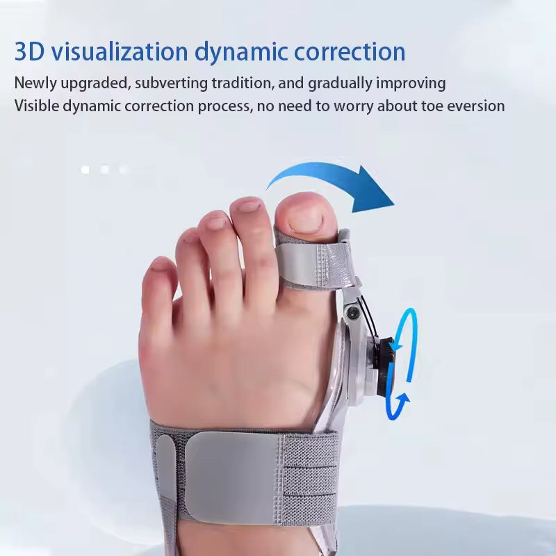 Hallux Valgus Tandställning | Roterbar Tåseparator & Justerbar Design | Bekväm Stöd för Optimal Fotjustering 4