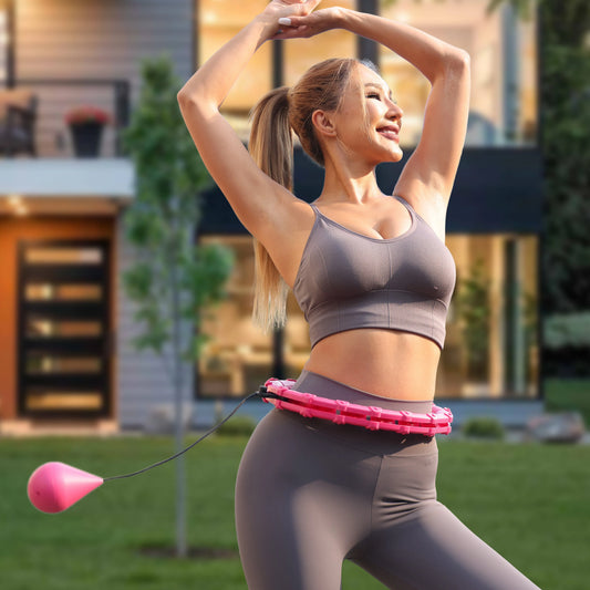 Hula Hoop | Viktad Träningsring med Justerbar Design för Effektiv Kaloriförbränning 0