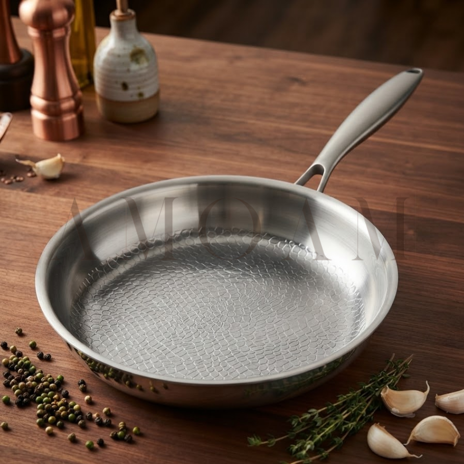 Köksredskap | Non-stick Stekpanna 28 cm med Lock för Enkel Matlagning 0