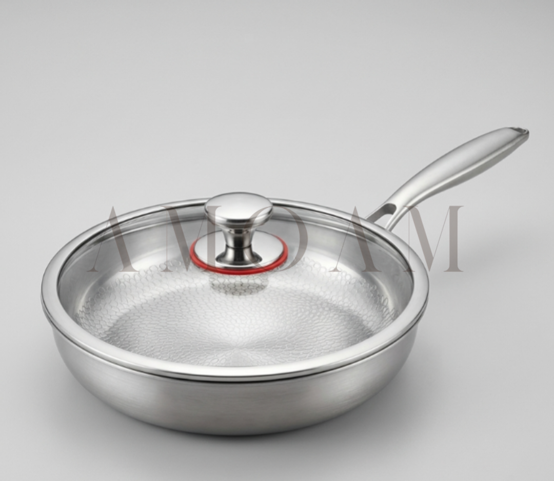Köksredskap | Non-stick Stekpanna 28 cm med Lock för Enkel Matlagning 6