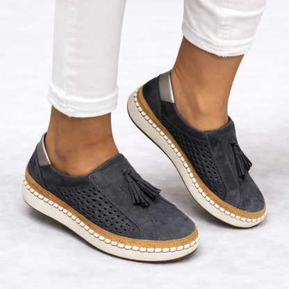 Komfort Slip-On Skor för Kvinnor med Ortopedisk Sula | Lätt och Andningsbar Design för Daglig Användning 1
