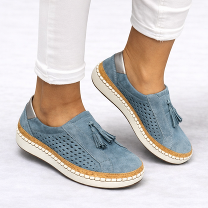 Komfort Slip-On Skor för Kvinnor med Ortopedisk Sula | Lätt och Andningsbar Design för Daglig Användning 2