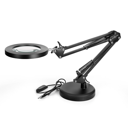 Mångsidig Bordslampa | LED med 5x Förstoring & Justerbar Belysning Ð Ergonomisk Design för Optimal Arbetskomfort 3
