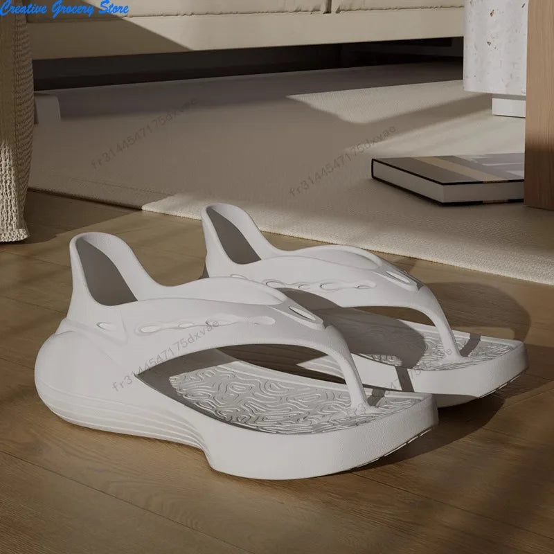 Mångsidiga Sandaler Dam | Bekväma Flip Flops med Halkskydd för Optimal Sommarkomfort 1
