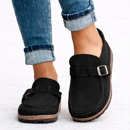 Ortopediska Slip-On Loafers i Mocka med Stödjande Fotbädd – Bekväm Design för Dagligt Användande 1