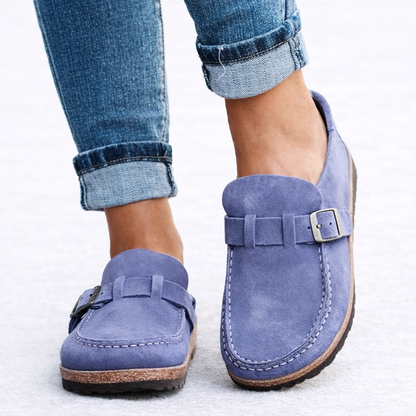 Ortopediska Slip-On Loafers i Mocka med Stödjande Fotbädd – Bekväm Design för Dagligt Användande 2