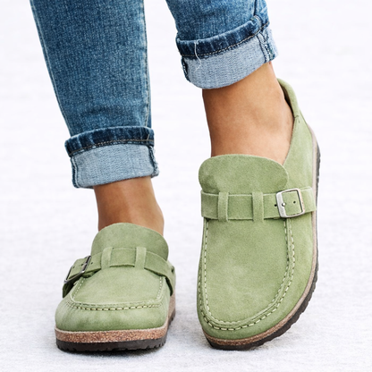 Ortopediska Slip-On Loafers i Mocka med Stödjande Fotbädd – Bekväm Design för Dagligt Användande 4