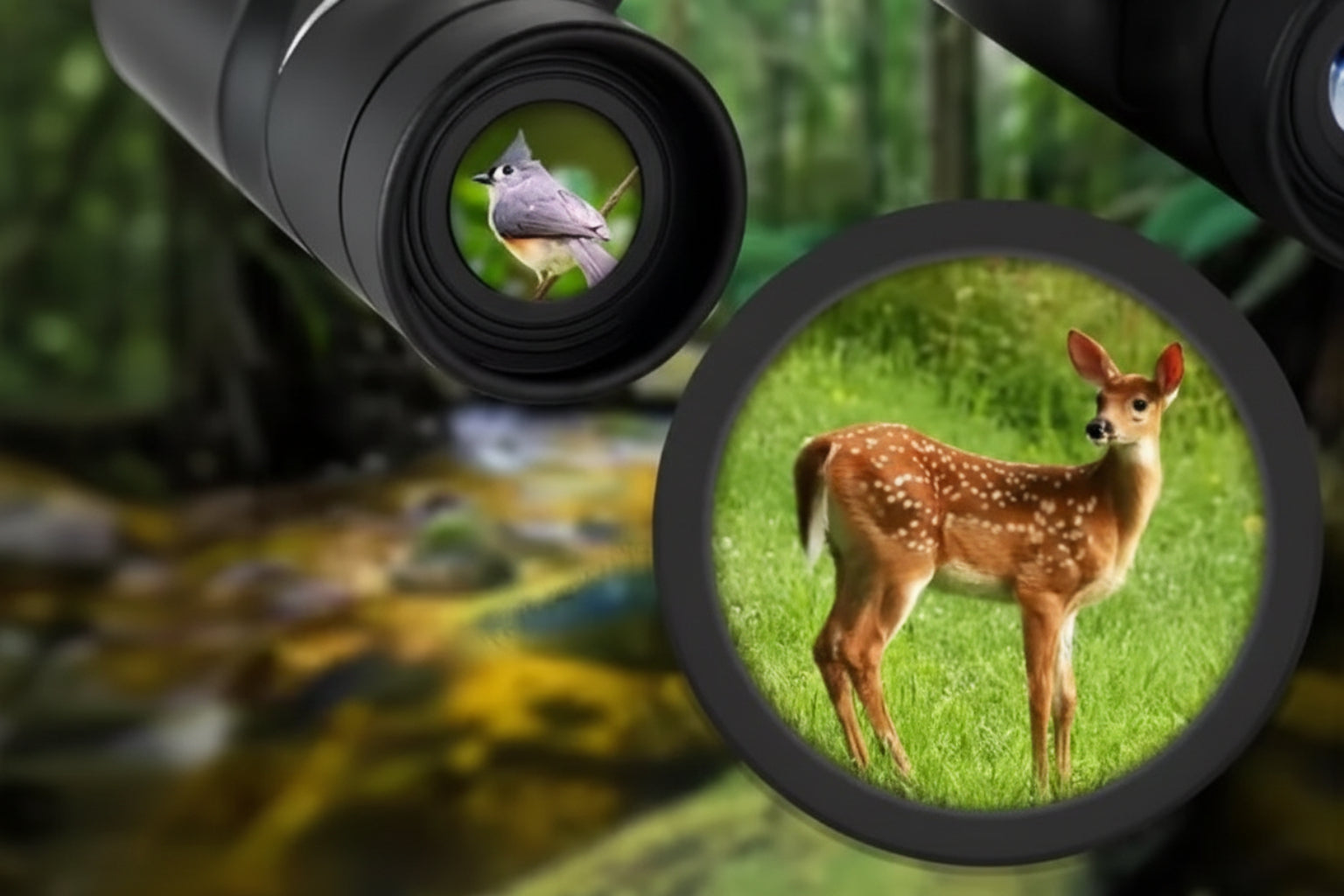 Premium HD Binoculars | 40×22 Waterproof Compact Optics with Easy Focus Ð Ideal for Nature & Stargazing 2