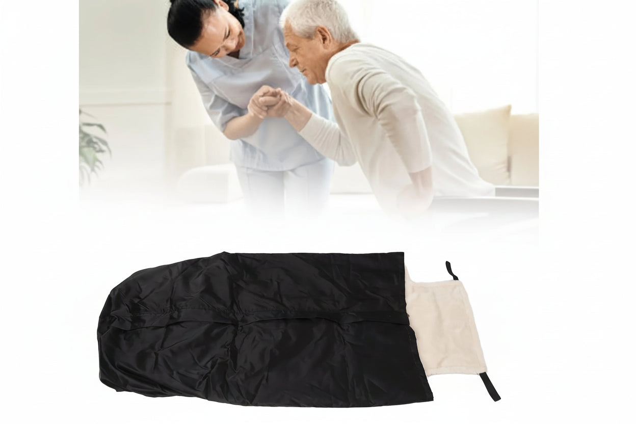 Premium Rullstolsfilt | Vattentät Dubbellager Lammull med Halv Wrap-design för Optimal Värme 5