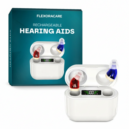 Rechargeable Hearing Aids | Invisible Design with 40-Hour Battery Life Ð Crystal-Clear Sound for Enhanced Communication 0