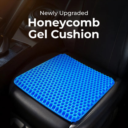 Sittdynor i Gel | Honeycomb Design för Optimal Komfort | Ergonomisk Sittdyna för Stolar 2