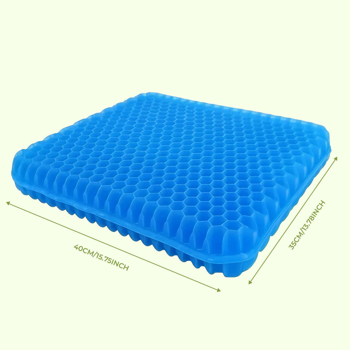 Sittdynor i Gel | Honeycomb Design för Optimal Komfort | Ergonomisk Sittdyna för Stolar 7