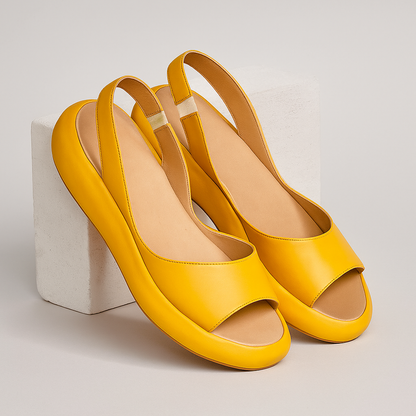 Sommar Sandaler för Kvinnor | Öppen Tå Slingback med Låg Kil | Bekväm Design för Avslappnade Utflykter 6