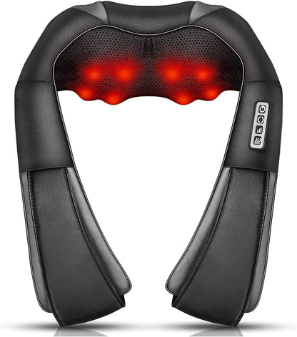 TheroFlex | 3D Deep Tissue Neck & Shoulder Massager with Heat Therapy Ð Portable Design for Ultimate Relaxation 0