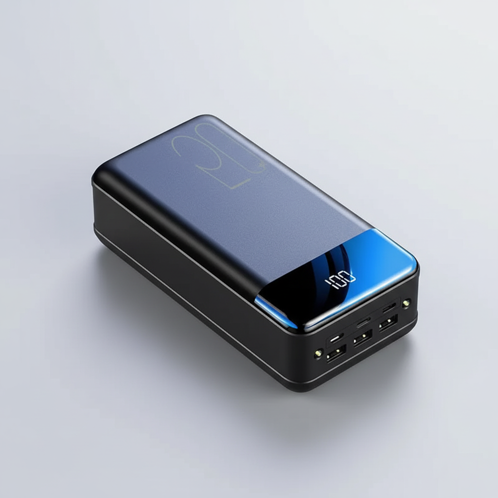 Universell Powerbank med Snabbladdning och Flera Utgångar | Kompakt Design för Långvarig Energi 0