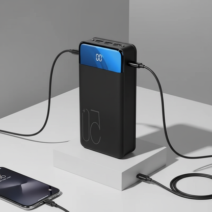 Universell Powerbank med Snabbladdning och Flera Utgångar | Kompakt Design för Långvarig Energi 1